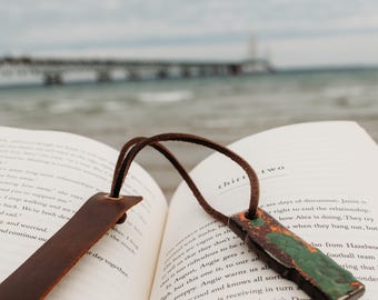 MACKINAC BRIDGE Steel Simple Bookmark.  3.00 Shipping