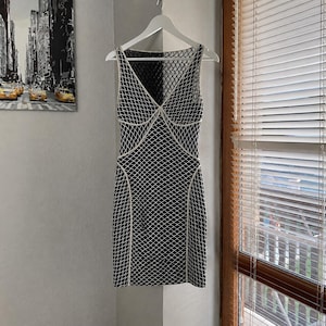 sheer top dress black Shibon Layered Mesh / XS by Project Social T Cocktail Party AAA-DRESSES Size:FULL Navy Blue Cotton Flax