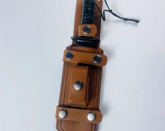 knife sheath, leather case, molly. universal for knife. vertical or horizontal mounting. handmade. tactical case. custom sheath leather case