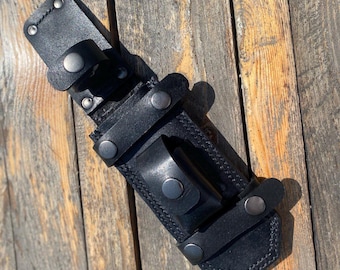 knife sheath, leather case, molly. universal for knife. vertical or horizontal mounting. handmade. tactical case. custom sheath leather case