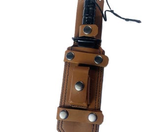 knife sheath, leather case, molly. universal for knife. vertical or horizontal mounting. handmade. tactical case. custom sheath leather case