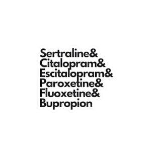 Funny Sticker | Antidepressants | Mental Health | Zoloft | Gift for Mom | Gift for Wife | Post Partum Depression | Irreverent | Trendy Names