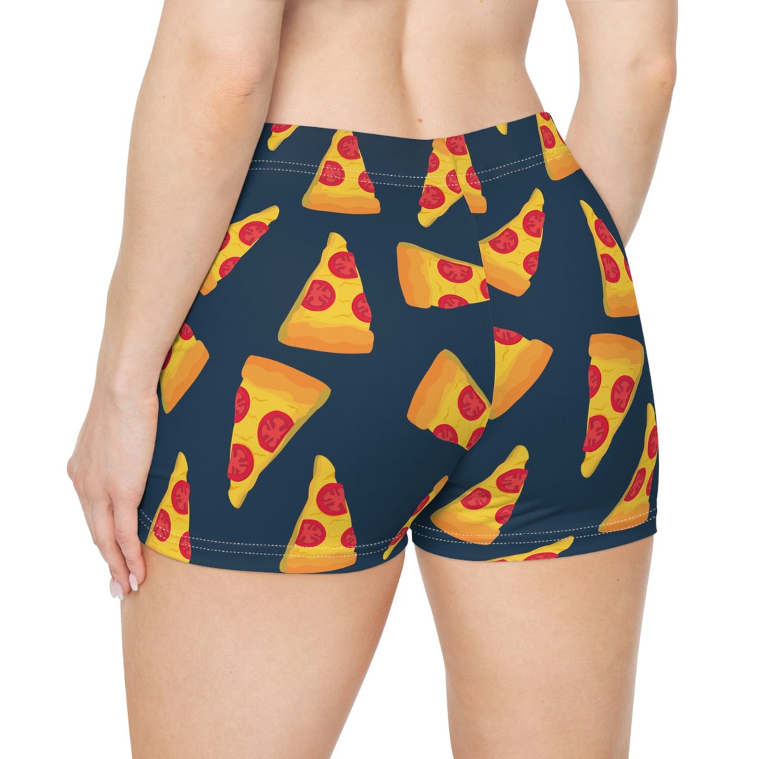 Roller Derby Booty Shorts Pizza Butt Print Jammer Practice Boutfit