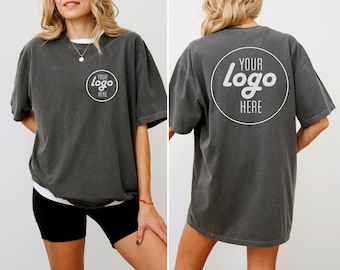 Custom Logo Shirt, Personalized Business Tee, Company Logo T-Shirt, Staff Shirt, Small Business Uniform Shirt, Team Logo Tee, Pro Look