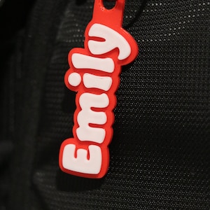 Custom Name Personalized 3D Name Tags For Bags, Backpacks, Sports Teams, Gifts, Water Bottles, Luggage Label, Customizable Nametag