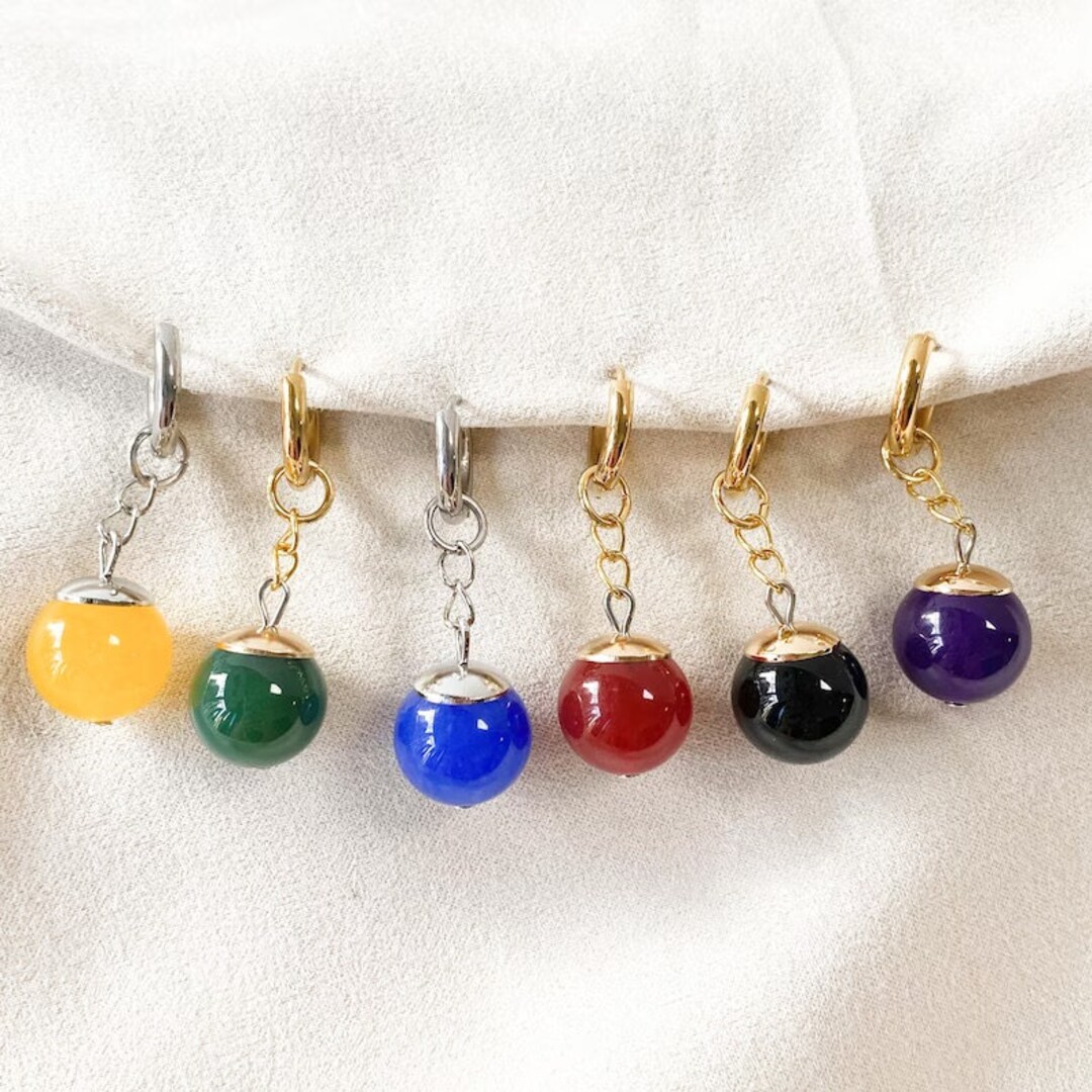 Dragon Ball Z Potara Earrings Goku Vegeta Circle Natural Etsy