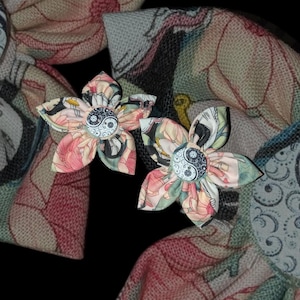 MULAN Flower Barrettes ( set of 2)