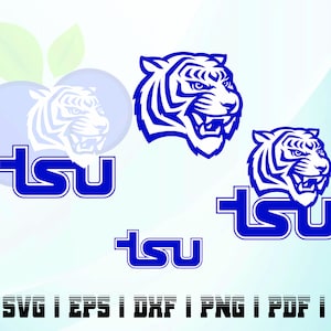 TSU svg cricut tiger tennessee staatsuniversiteit afgestudeerde alumni direct downloaden