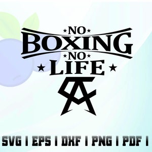 sem boxe sem vida svg silhueta vetorial download instantâneo