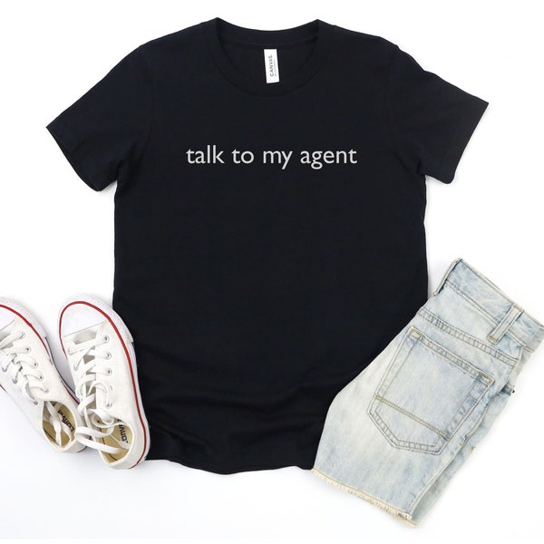 Talk To My Agent Shirt, Toddler Short Sleeve Tee, Actor Shirt, Acting Shirt, Child Actor Shirt, Modeling Shirt