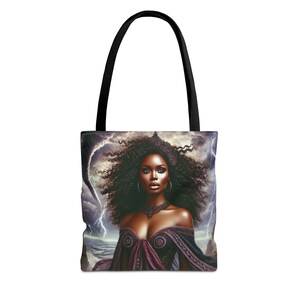Borsa tote Oya Goddess Orisha delle tempeste e del cambiamento