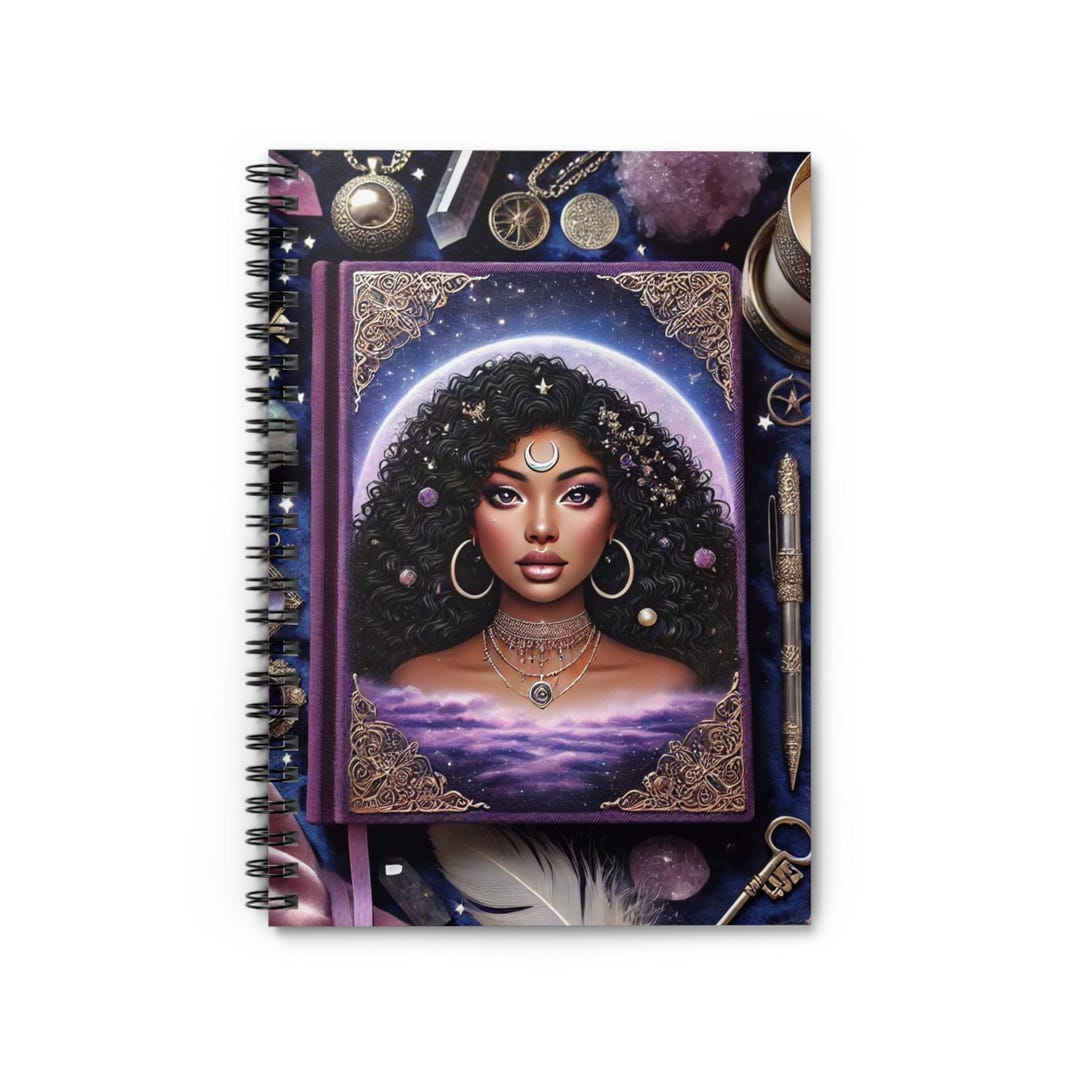 Spiral Notebook Ruled Line Journal - Dream Portal Notebook for ...