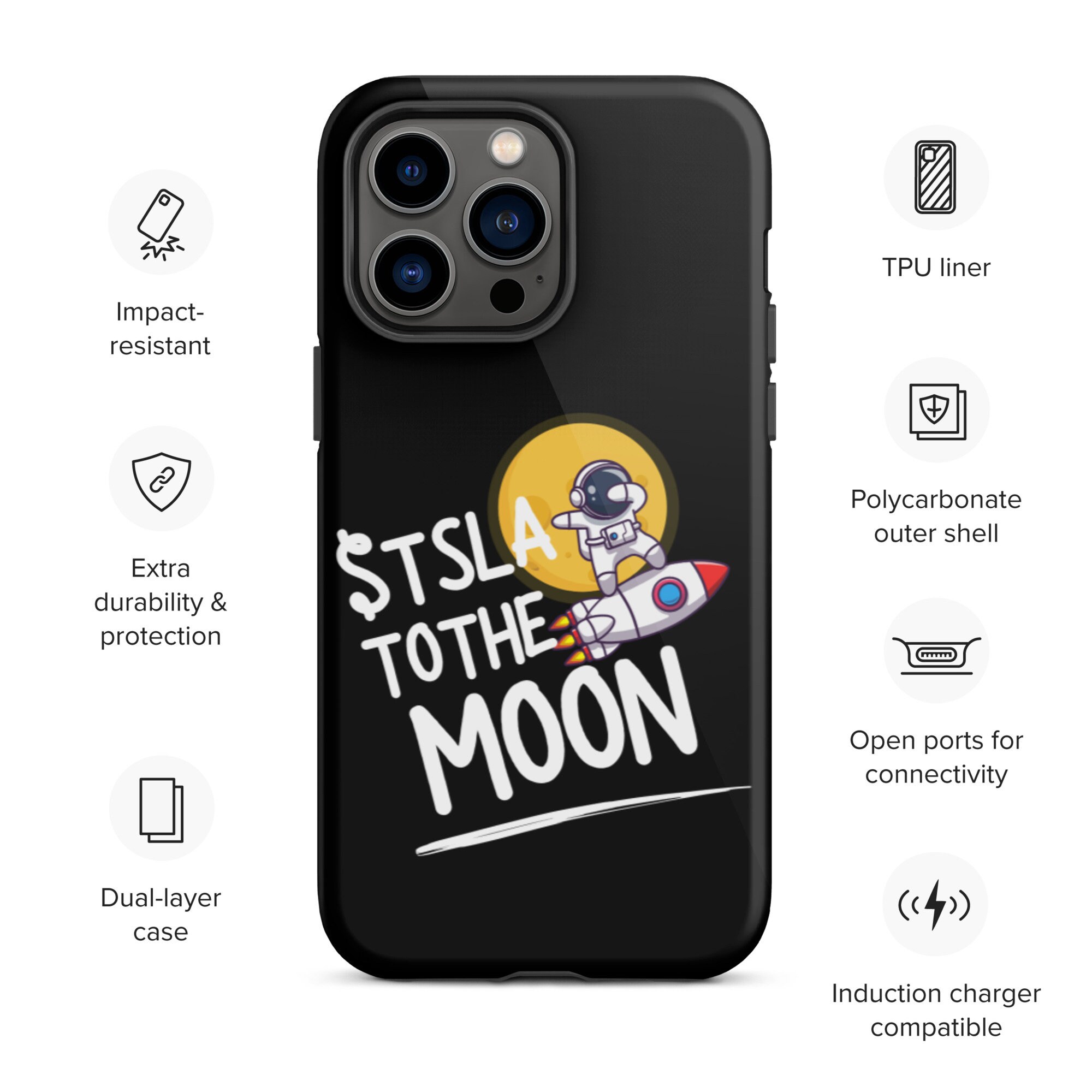 Tesla Gift, TSLA to the Moon Tough iPhone Case, Tesla Phone Case, Tesla Merch, Tesla Inspired, Gift for Tesla Owner, Gift for Tesla Fan - Etsy Tesla Gift, TSLA to the Moon Tough iPhone Case, Tesla Phone Case, Tesla Merch, Tesla Inspired, Gift for Tesla Owner, Gift for Tesla Fan - Etsy