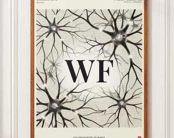 Gepersonaliseerde Valentijnsdagposter, romantische liefde - Cadeau voor een stel met initialen en datum, gelimiteerde oplage (1/4) romantische muurposter