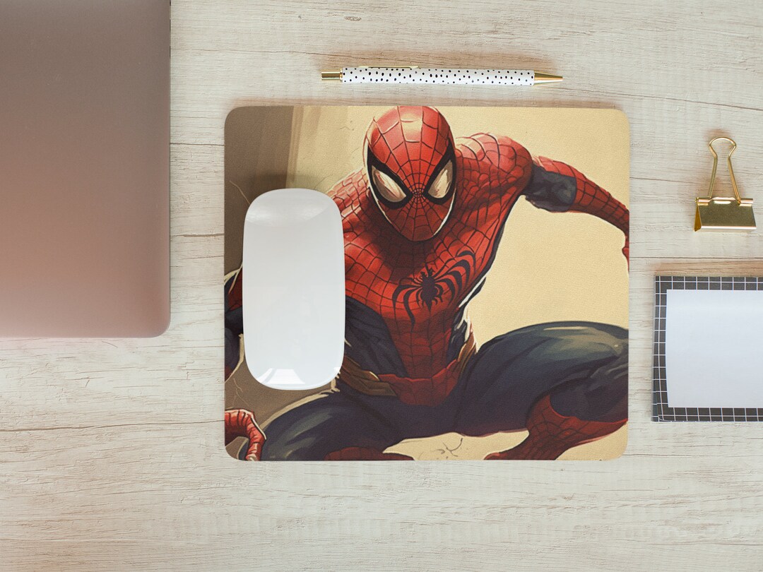 Spider Man Gaming Mouse Pad Fan Art Etsy