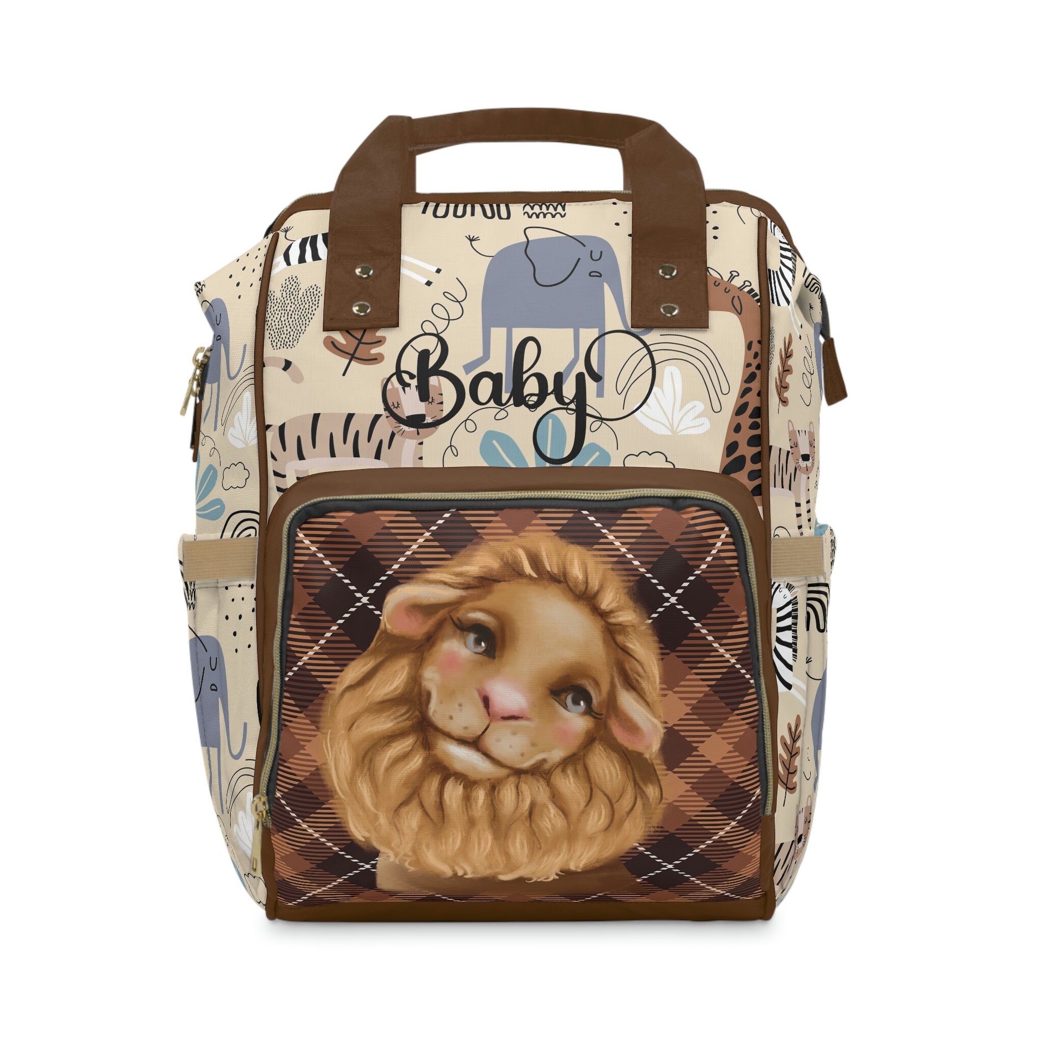 Designer Baby Bag Diaper Bag W/ African Design Custom 