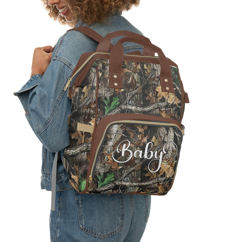 Personalized Modern Stylish Diaper Bag Backpack Tote Purse Baby Nursery