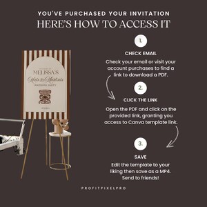 Pilates Welcome Sign Template | Mats & Martinis Birthday Party | Printable Party Decor | Digital Download