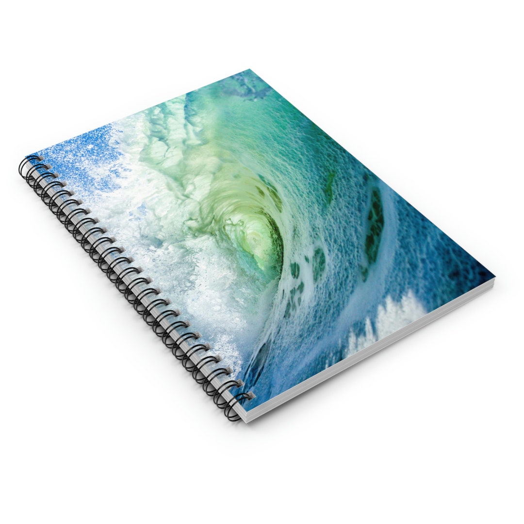 Blue Ocean Waves | Spiral Notebook