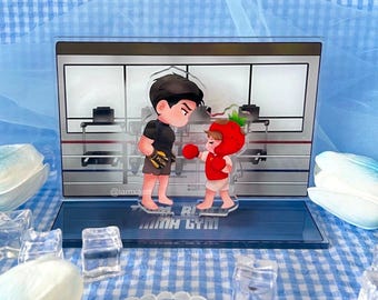 JINX Acrylic Stand: Jaekyung x Dan - office decoration, boys love