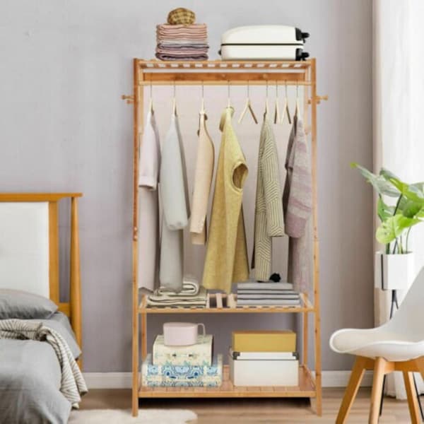 Wooden Clothes Rail Etsy UK