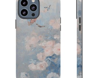 Phone case flowers, phone case butterfly, iPhone phone case, samsung phone case