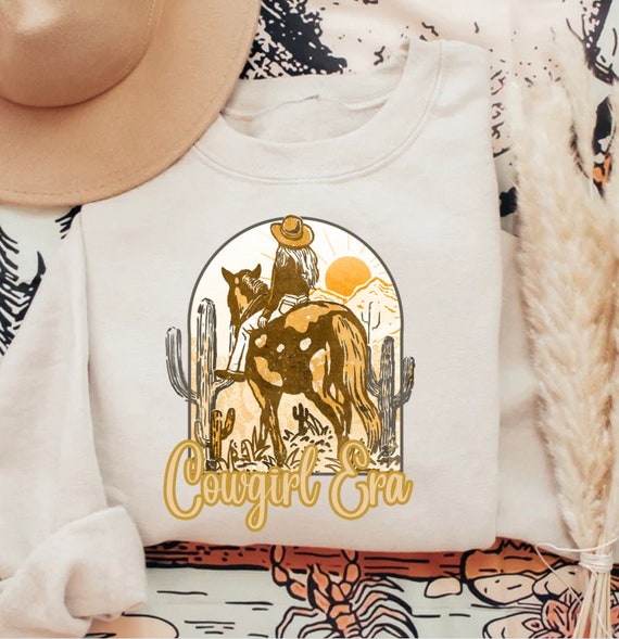 COWGIRL ERA SWEATER Cowgirl Sweater Costal Cowgirl Cowboy Country Music Equestrian Horse Rodeo Nashville Western Vibes Etsy Canada