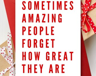 Appreciation Greeting Card, Thank You Gift, Encouragement Card