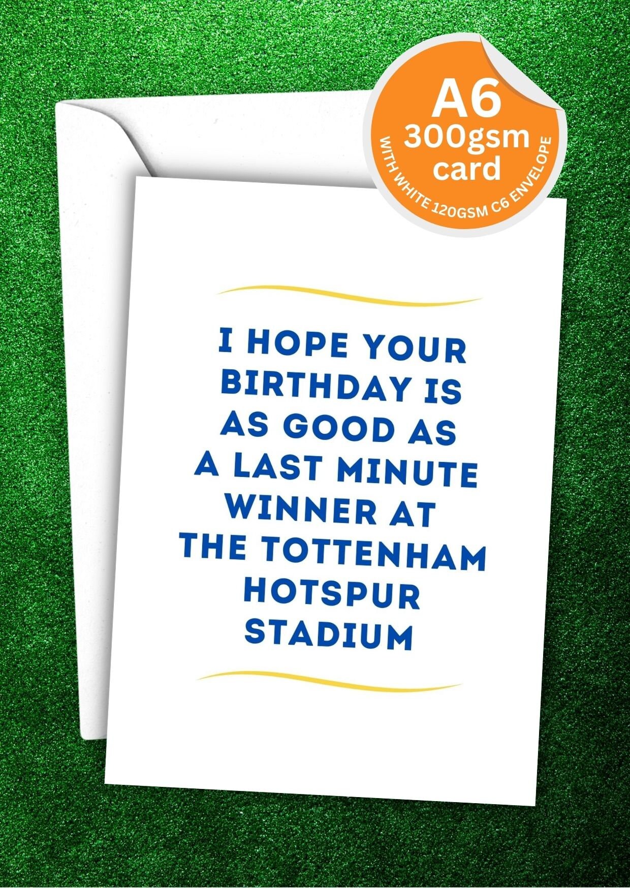 Tottenham Hotspur FC Football Club Stadium Birthday Card