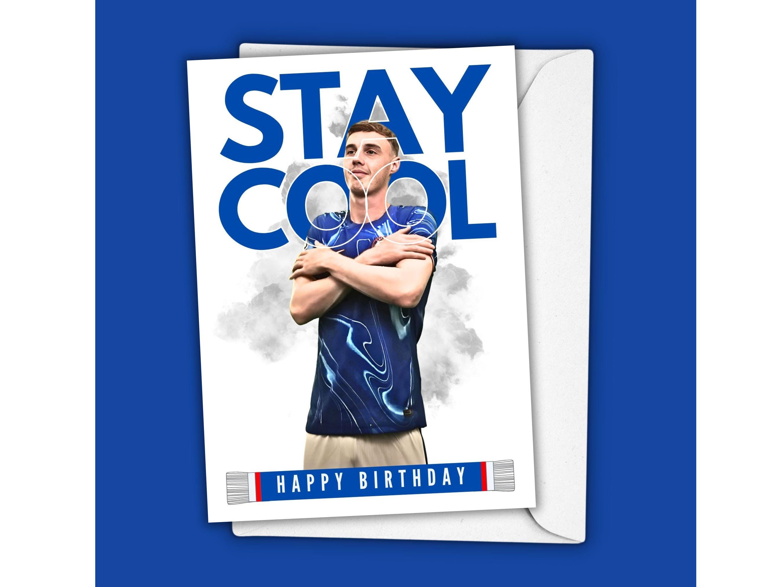 Chelsea FC Verjaardagskaart – Met Stickers Om Naam En Leeftijd Te Personaliseren – Officiële Licentie, 9x6 Inch, Blauw