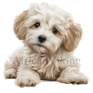 Clipart de cães fofos em aquarela | 10 JPGs de alta qualidade | Download digital | Arte do berçário | Fabricação de cartões | Clipart de cães | Artesanato de papel | clipart