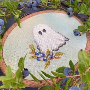 Boo Berries Cross Stitch Pattern PDF