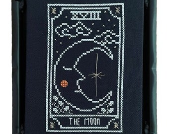 Moon Tarot Cross Stitch Pattern