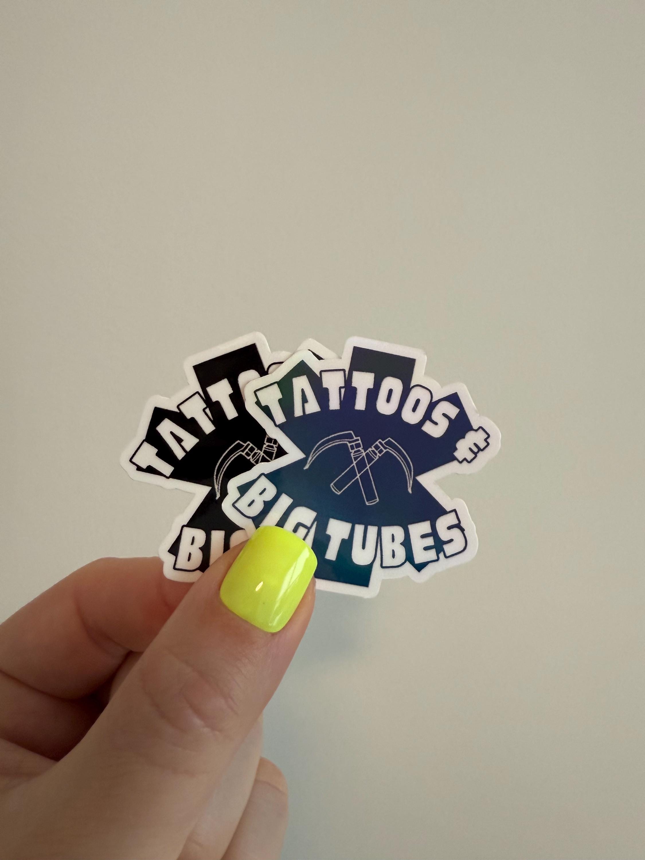 Tattoos and Big Tubes Intubation Mac Blade Sticker, Paramedic Sticker ...