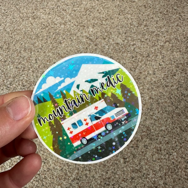 Mountain medic rural paramedic sticker