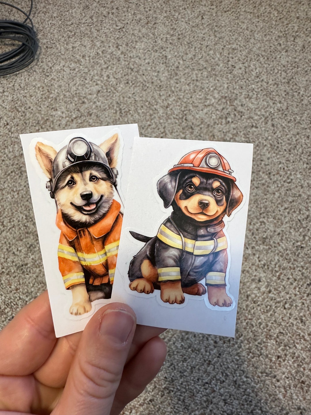 Firehouse Dogs Stickers - Etsy