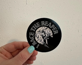 Healthcare Grim Reaper Circle-Cut Stickers, Medical Sticker, Laptop Decal, Nurse, Paramedic Stickers, EMT stickers, EMT gifts, Paramedic