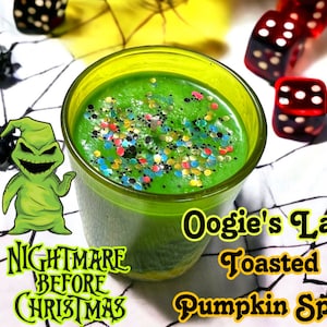 Oogie’sLair|6ozSoyWaxCandle|Nightmarebeforechristmas|Halloween|ToastedPumpkinSpice