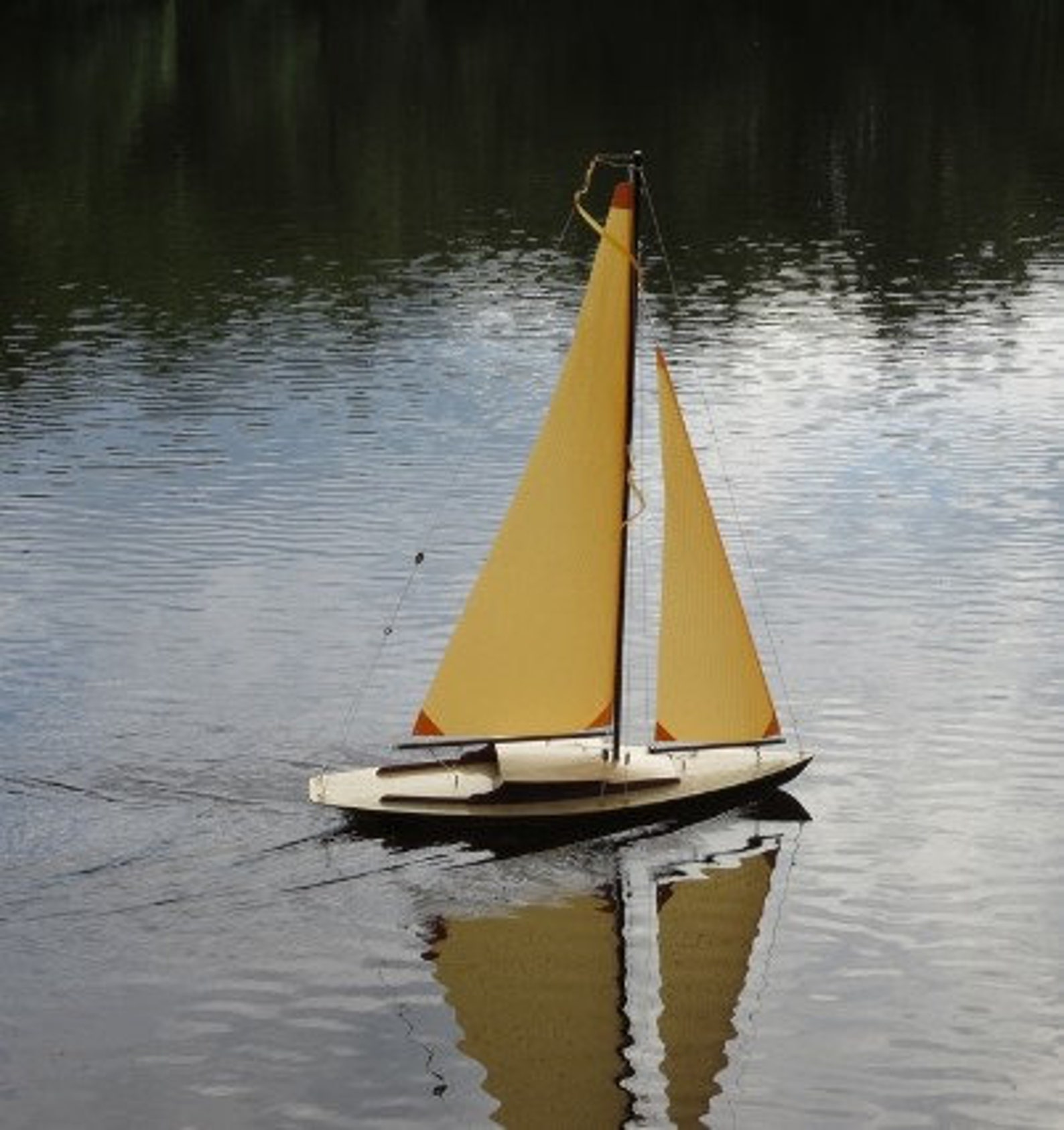 RC Sailboat Wooden Model Dulcibella Digital Plans PDF Files Etsy