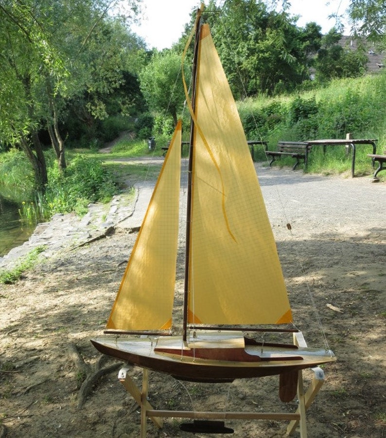 RC Sailboat Wooden Model Tutsbella Digital Plans PDF Files 1/20 Scale