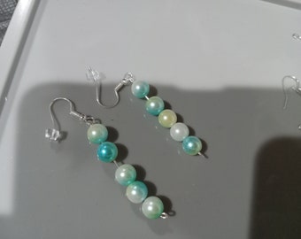 Lemon lime earrings