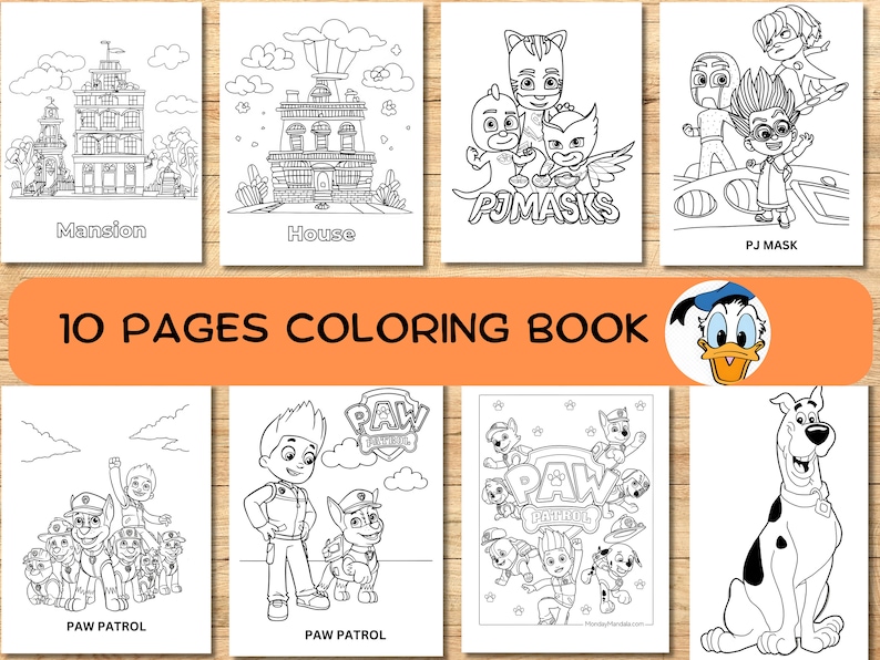 Engaging Easy Coloring Pages for Kids & Toddlers - Preschoolers ...