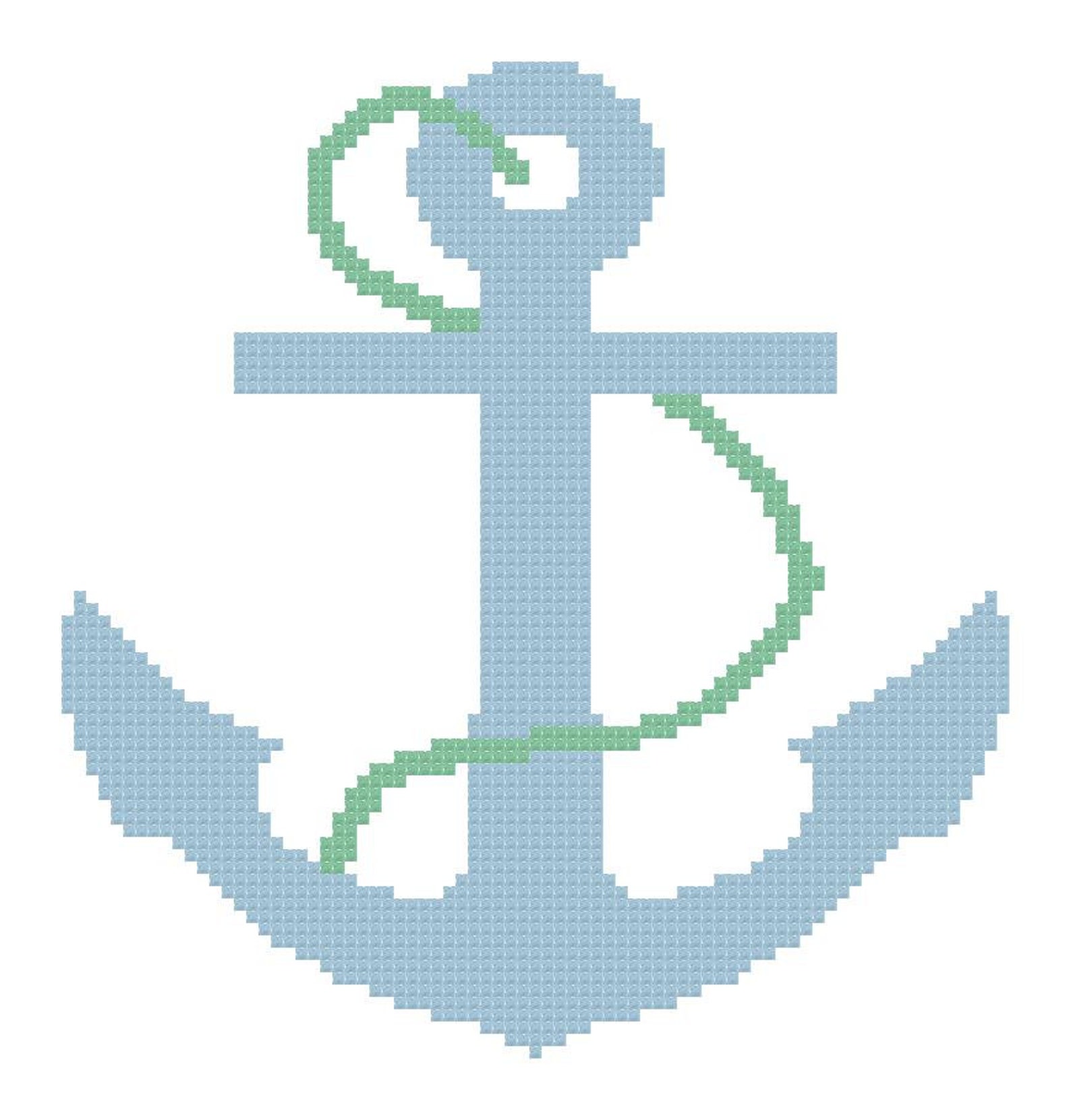 Anchor Cross Stitch Pattern - PDF Pattern - Easy, Simple Cross Stitch ...