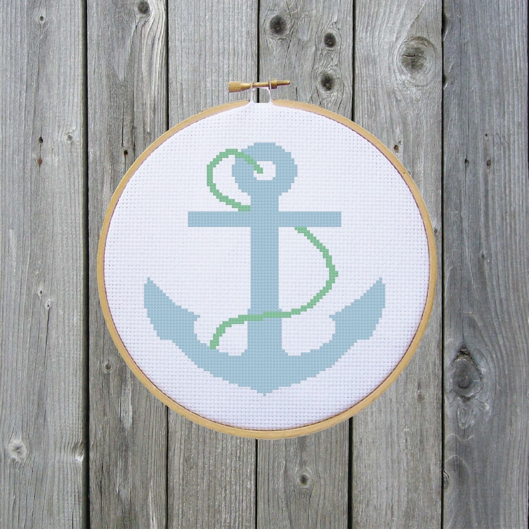 Anchor Cross Stitch Pattern - PDF Pattern - Easy, Simple Cross Stitch ...