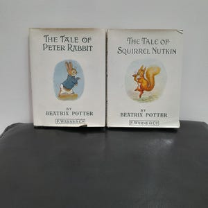 Vintage Beatrix Potter Books – Peter Rabbit & Squirrel Nutkin, 1931