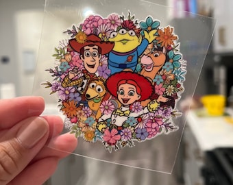 Floral Toy Story UV DTF Decal: Jessie & Friends Sticker