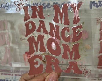 Dance Mom Era UV DTF Decal: Butterfly Ballet Cup Wrap