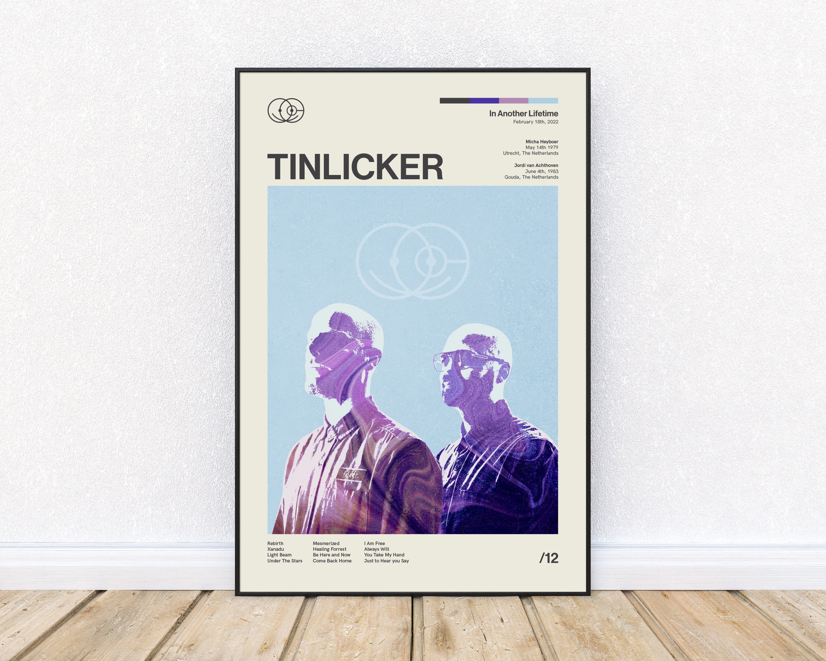 Tinlicker Inspired Mid-century Modern Poster, Retro Style Print ...