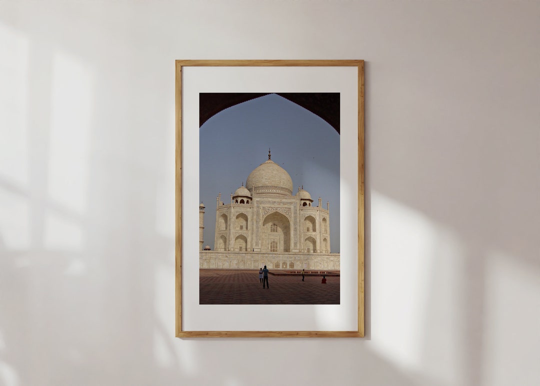Archway of Taj Mahal, Printable Wall Decor, India Wall Art Decor, Digital Download Print