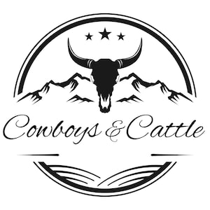 Cowboys and Cattle Instant Download, Mountain Range, Instant Download ...